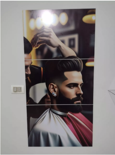 Quadro Decorativo Moderno Barbearia