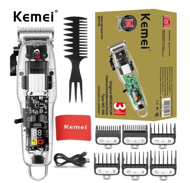 Máquina De Cortar Cabelo Profissional Kemei NG108