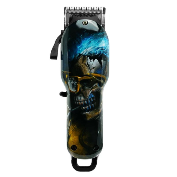 Máquina De Cortar Cabelo Profissional Kemei Skull Flórida