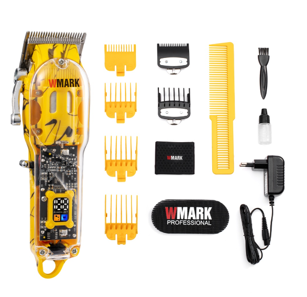 Máquina de Cortar Cabelo Profissional Wmark NG411 Serrilhada