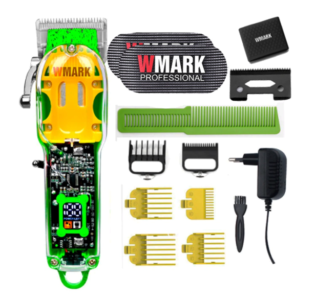 Máquina de Cortar Cabelo Profissional Wmark NG308 Jungle