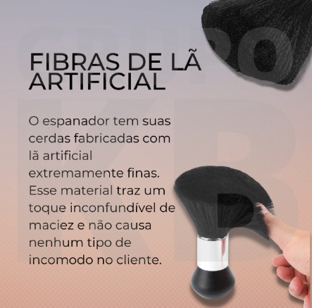 Espanador de Cabelo Pincel Para Barbeiro