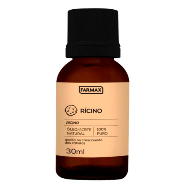 Óleo de Rícino capilar 100% puro Farmax 30 ml