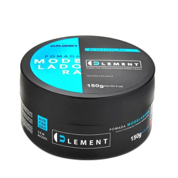 Pomada Modeladora Para Cabelo Linha Element Alfa Looks 150g