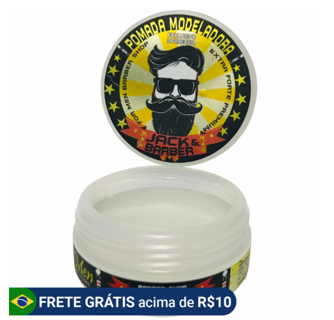 Pomada Modeladora Extra Forte Jack Barber 150g