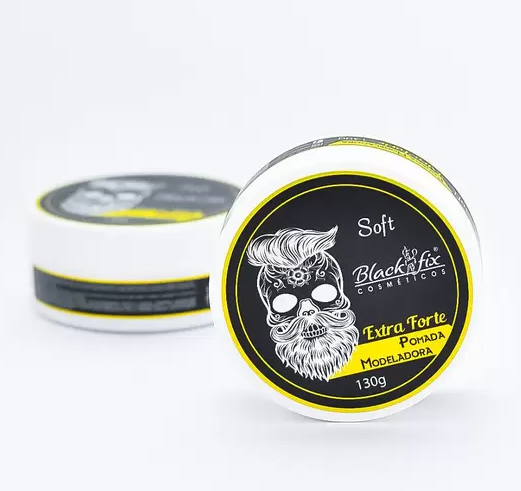 Pomada Extra Forte Efeito Matte Black Fix 130g