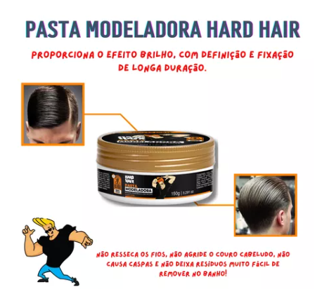 Pomada modeladora Hard Hair 150g