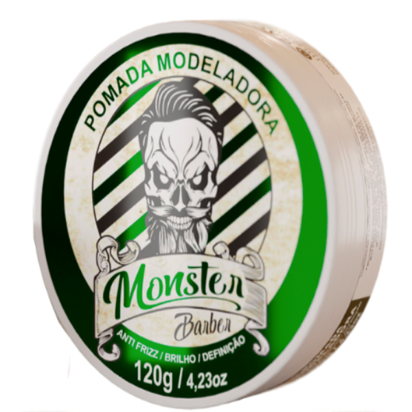 Pomada Modeladora Monster Barber 120g