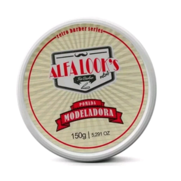 Pomada Modeladora Retro Alfa Looks 150g