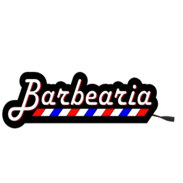 Luminoso Barbearia Letreiro Barber Shop Decoração Led