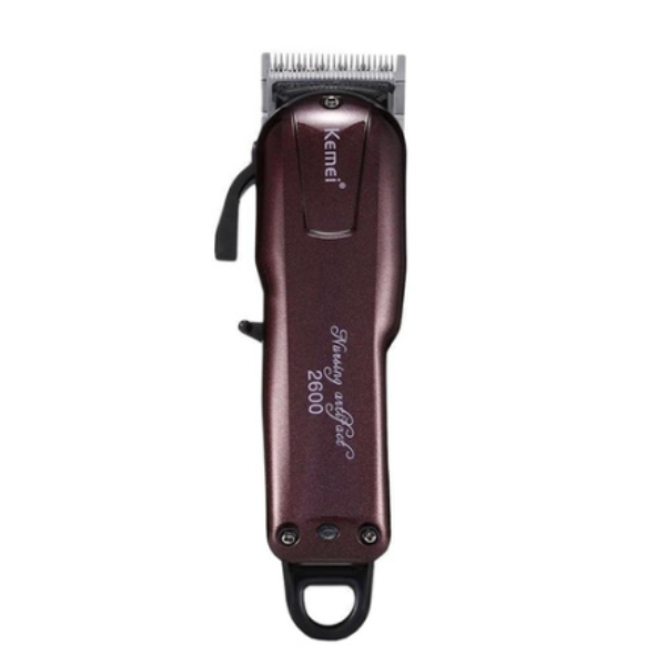 Máquina Cortar Cabelo Sem Fio Profissional Kemei Bordeaux